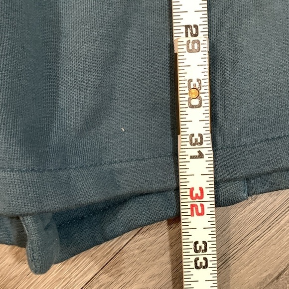 Prana Teal Blu/Green 100% cotton French Terry Long Sleeve Jacket size S - Picture 10 of 11